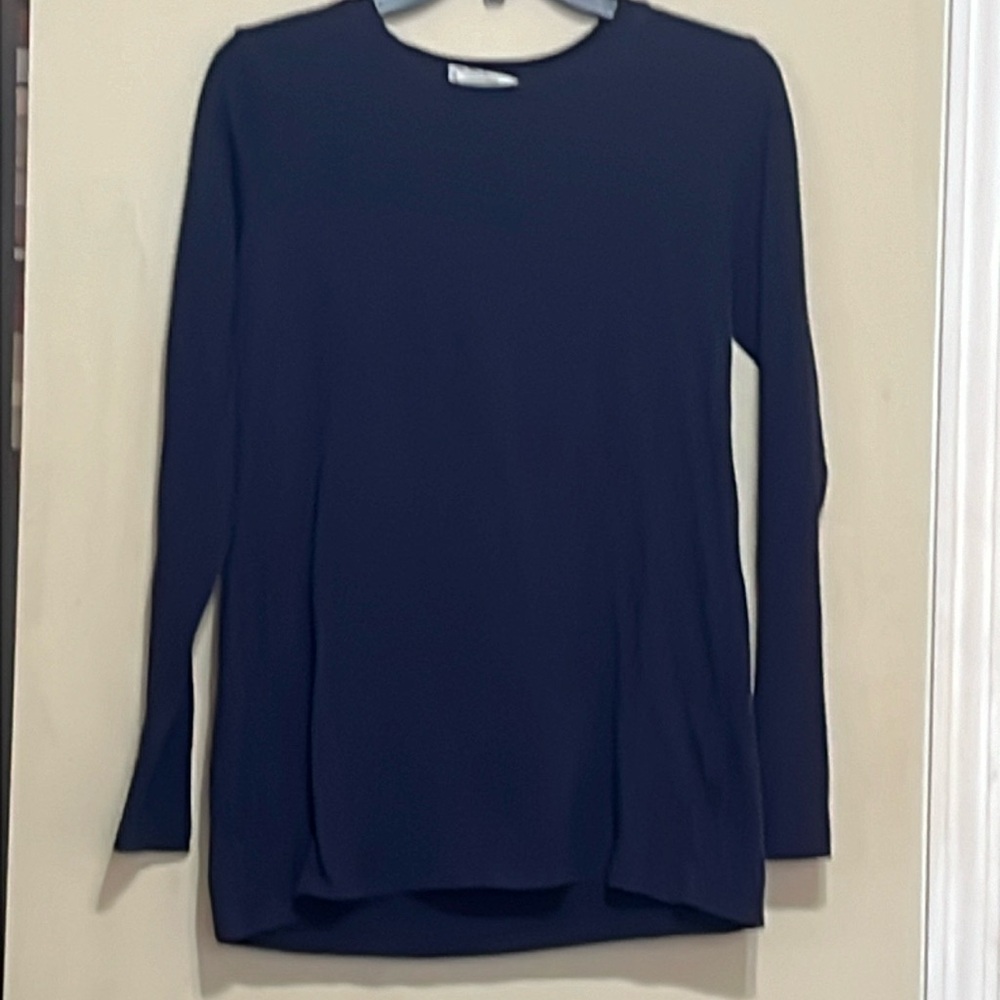 Navy Long Sleeve Top